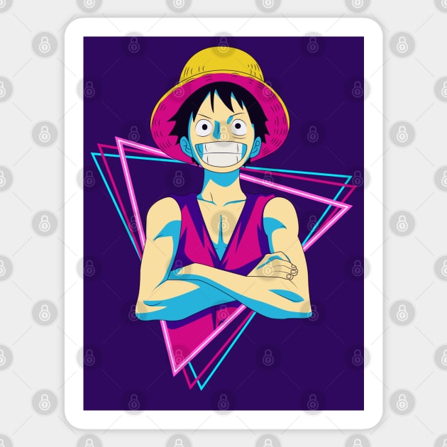 One Piece - Luffy Sticker by mounier